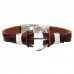 Bratara piele Brown Anchor